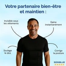 T-Shirt Gainant et Correcteur de Posture Mixte