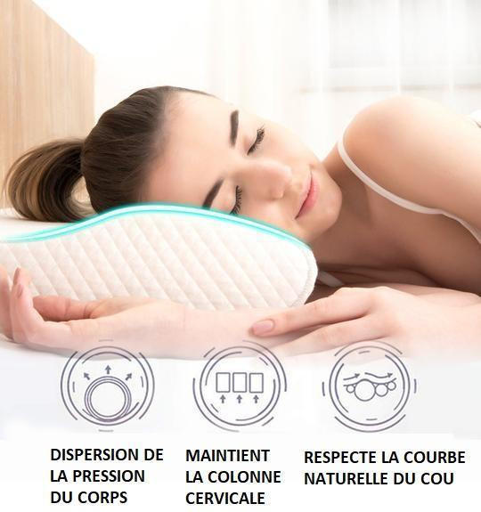 Oreiller Ergonomique Cervicales