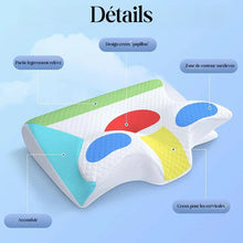 Oreiller cervical anti-ronflement mémoire de forme – ergonomique sommeil réparé