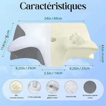 Oreiller cervical anti-ronflement mémoire de forme – ergonomique sommeil réparé