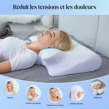 Oreiller cervical anti-ronflement mémoire de forme – ergonomique sommeil réparé