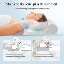 Oreiller cervical anti-ronflement mémoire de forme – ergonomique sommeil réparé
