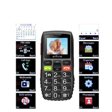 Téléphone Portable Senior Débloqué avec Grandes Touches, Bouton SOS