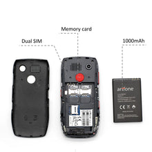 Téléphone Portable Senior Débloqué avec Grandes Touches, Bouton SOS