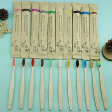 Kit 10 Brosses à Dents Adulte I Bambou