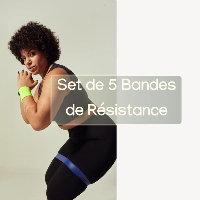 Set de 5 Bandes de Résistance – Renforcement Musculaire et Flexibilité