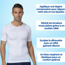 T-Shirt Gainant et Correcteur de Posture Mixte