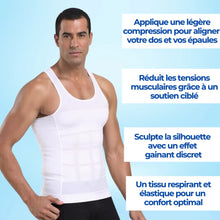 Débardeur Homme Gainant et Correcteur de Posture