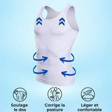 Débardeur Homme Gainant et Correcteur de Posture