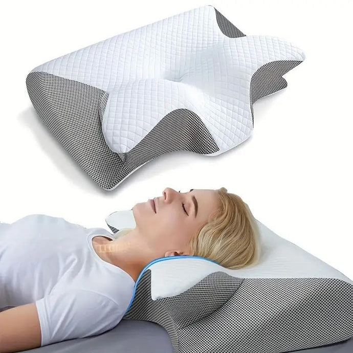 Oreiller cervical anti-ronflement mémoire de forme – ergonomique sommeil réparé