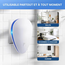 Appareil répulsif ultrasons anti rats et insectes
