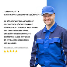 Appareil répulsif ultrasons anti rats et insectes