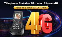 Téléphone Portable Senior Débloqué avec Grandes Touches, Bouton SOS